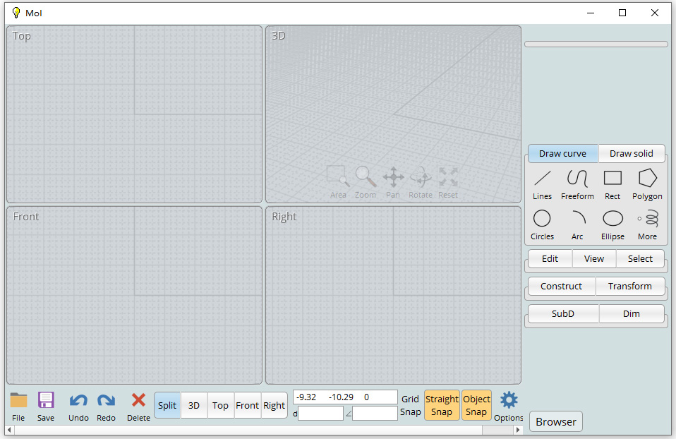 moi3d v4免费版 v4.0.2020.1222 强大、精确、易用的三维建模软件，拥有快速流畅的工作流程。